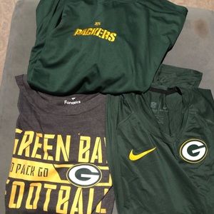 Green Bay Packers NFL football shirts Nike 2XL new